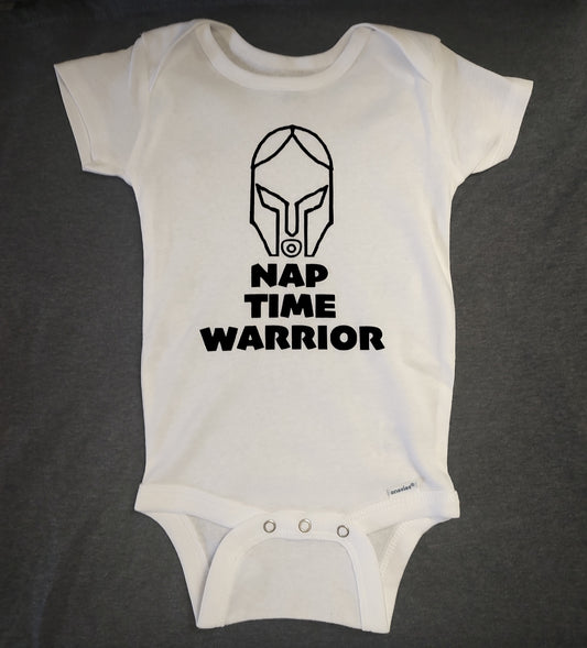 Nap Time Warrior (Baby Onesie)